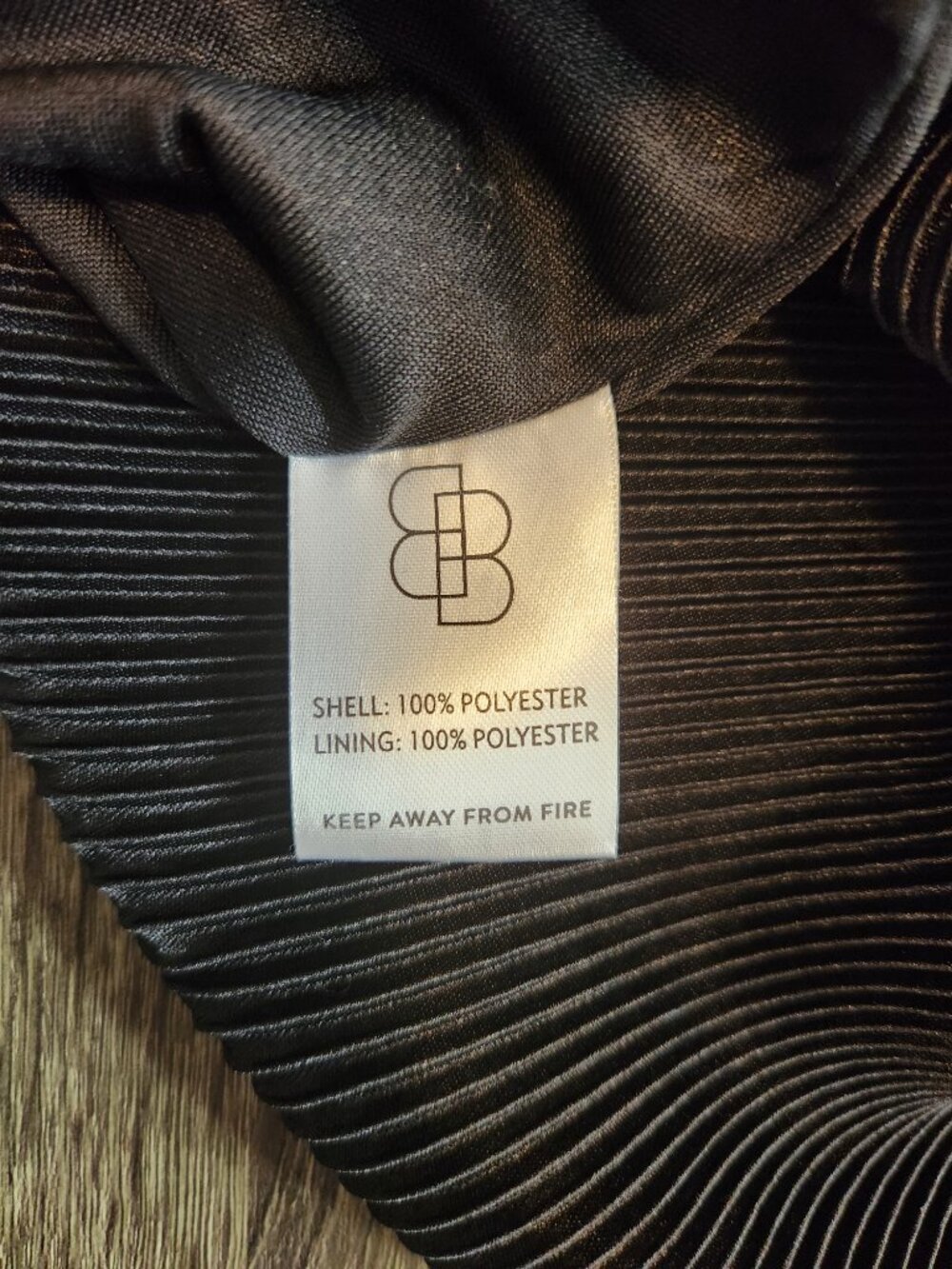 Baltic Born Venus Pleated Maxi Dress Long Sleeve V-neck Medium Black - Picture 4 of 10
